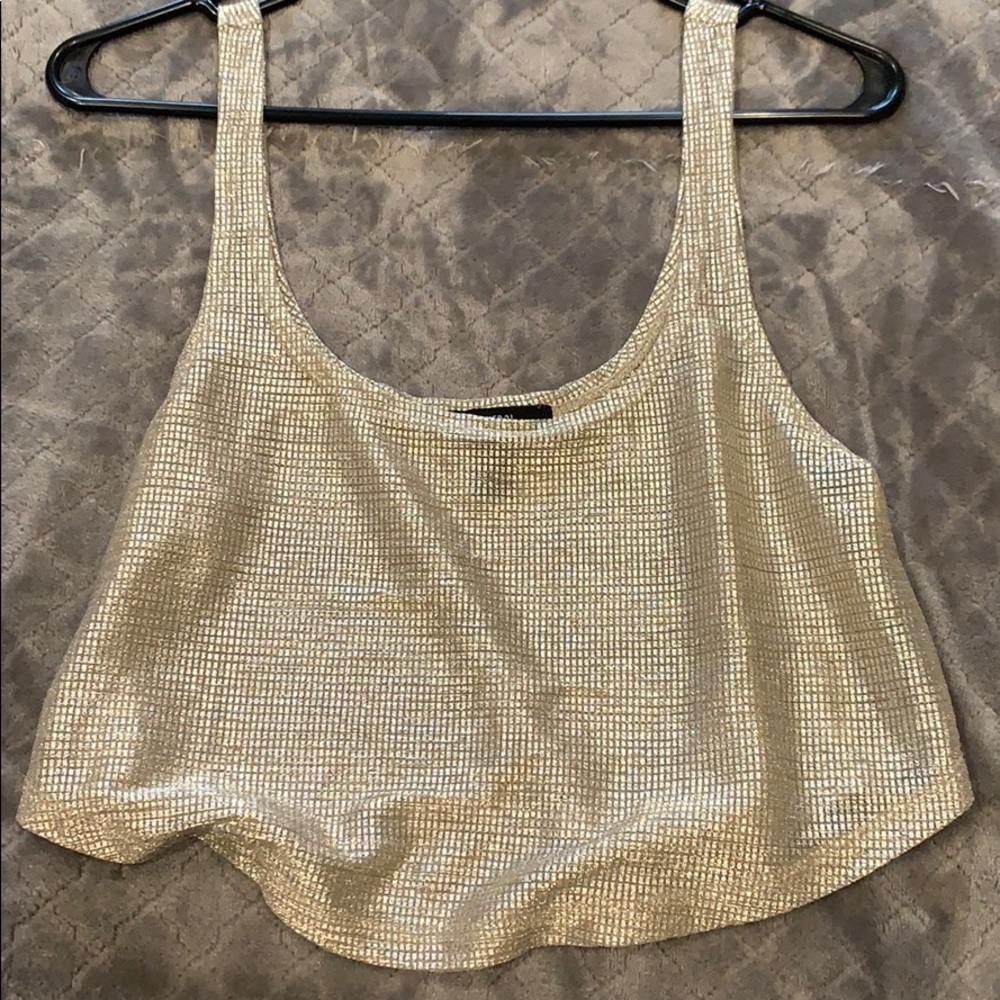 Gold Crop top